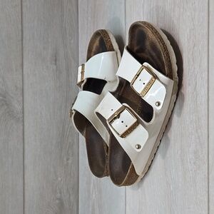 Birkenstock Women Arizona Sandals Flats shoes sz 39/8 Narrow